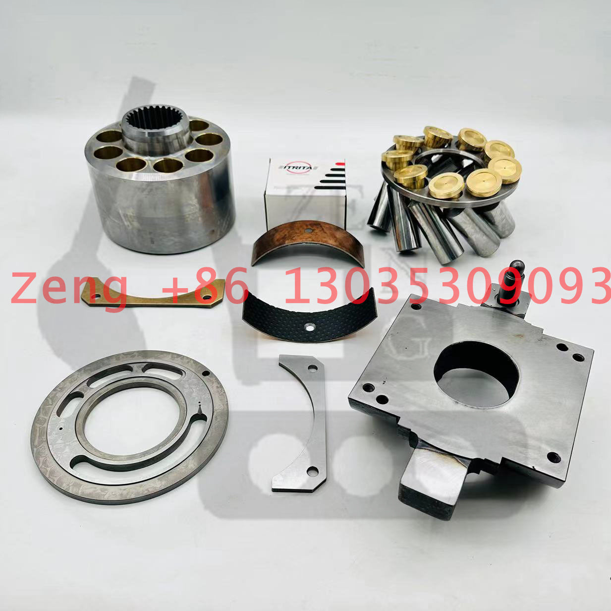 PV140 hydraulic pump fix plate retainer limter