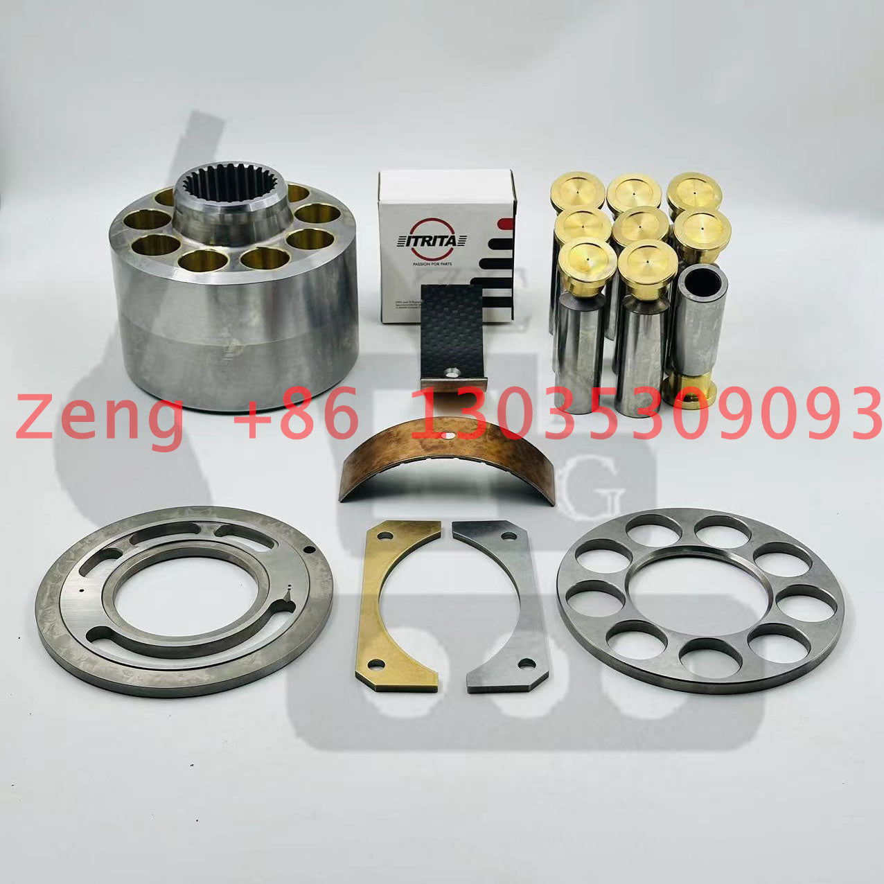 PV140 hydraulic pump fix plate retainer limter