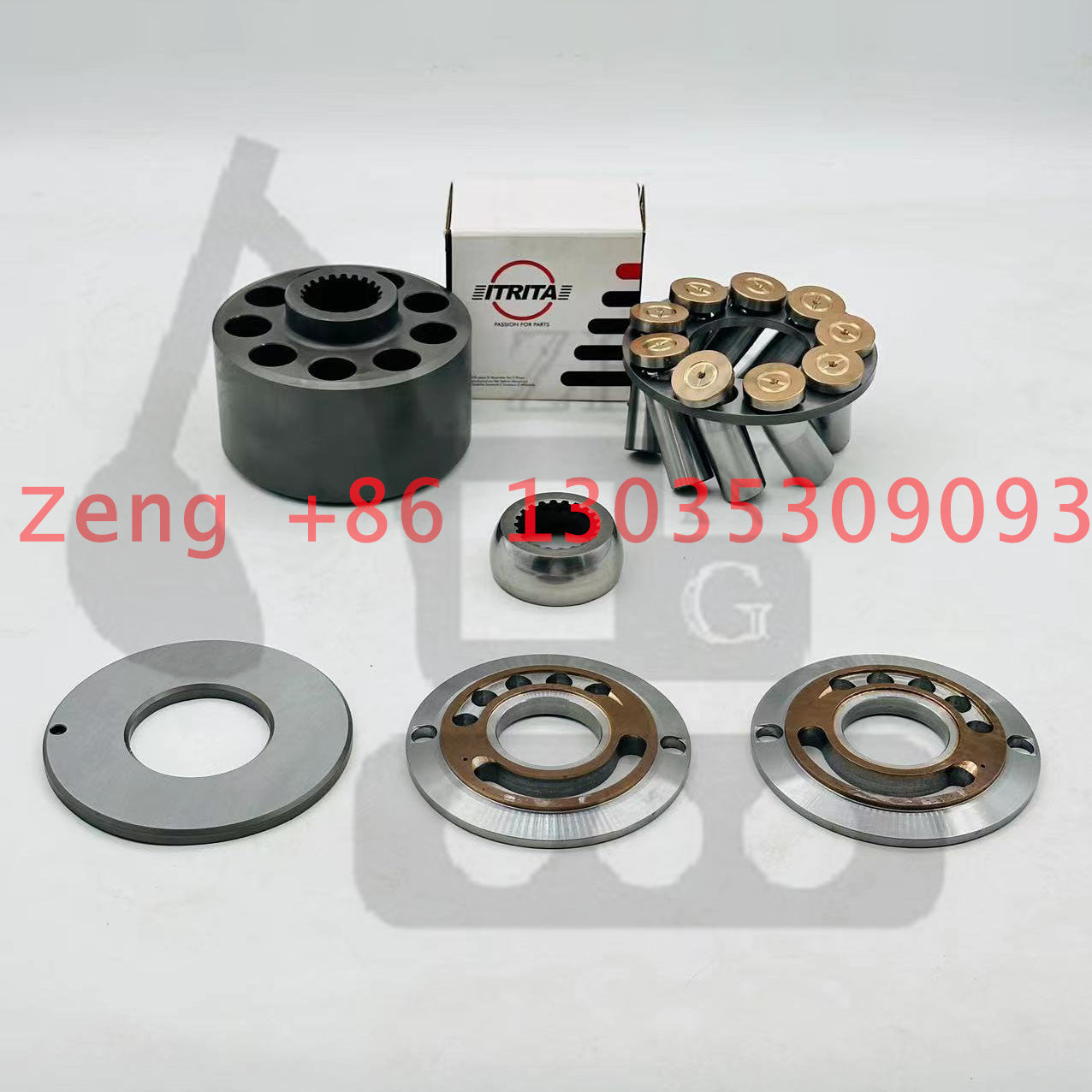 HPK055 ZAX120-6 hydraulic pump set plate retainer plate