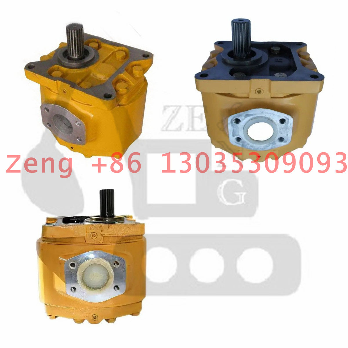 D155A 07446-66200 hydraulic pump gear pump