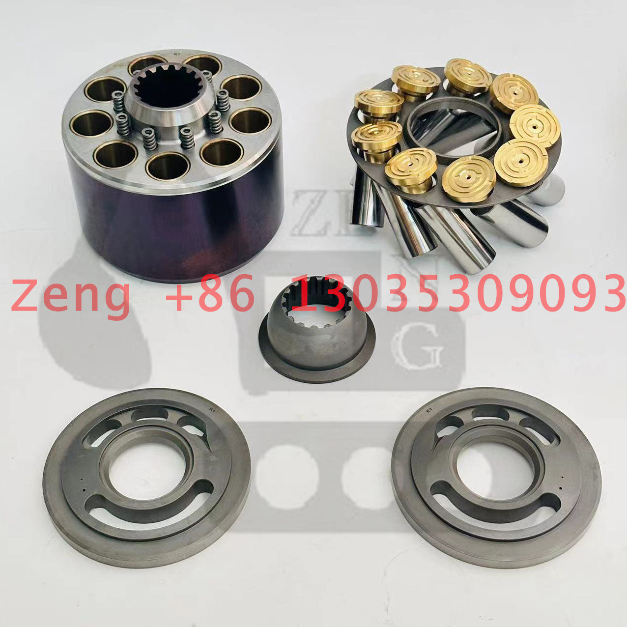 Kawasaki K5V160DTP hydraulic pump rotary group and spare parts