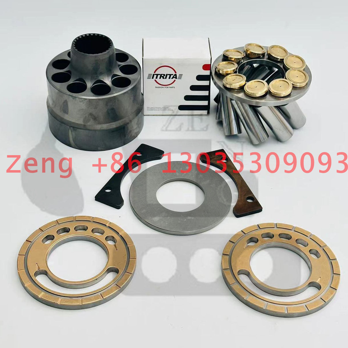 Caterpillar CAT12G motor grader hydraulic variable fixed piston pump valve plate