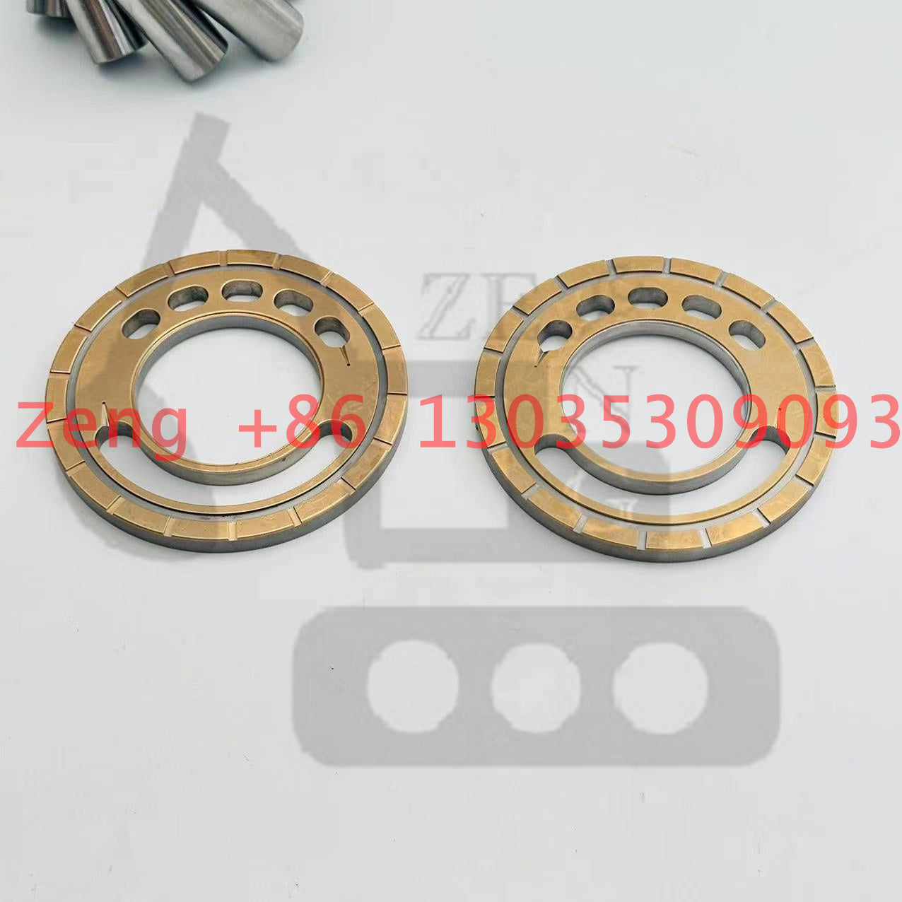 Caterpillar CAT12G motor grader hydraulic variable fixed piston pump valve plate