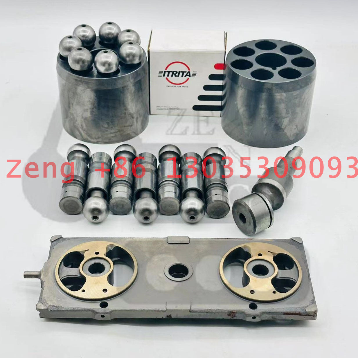 Hitachi HPV091 hydraulic pump rotary group and spare parts