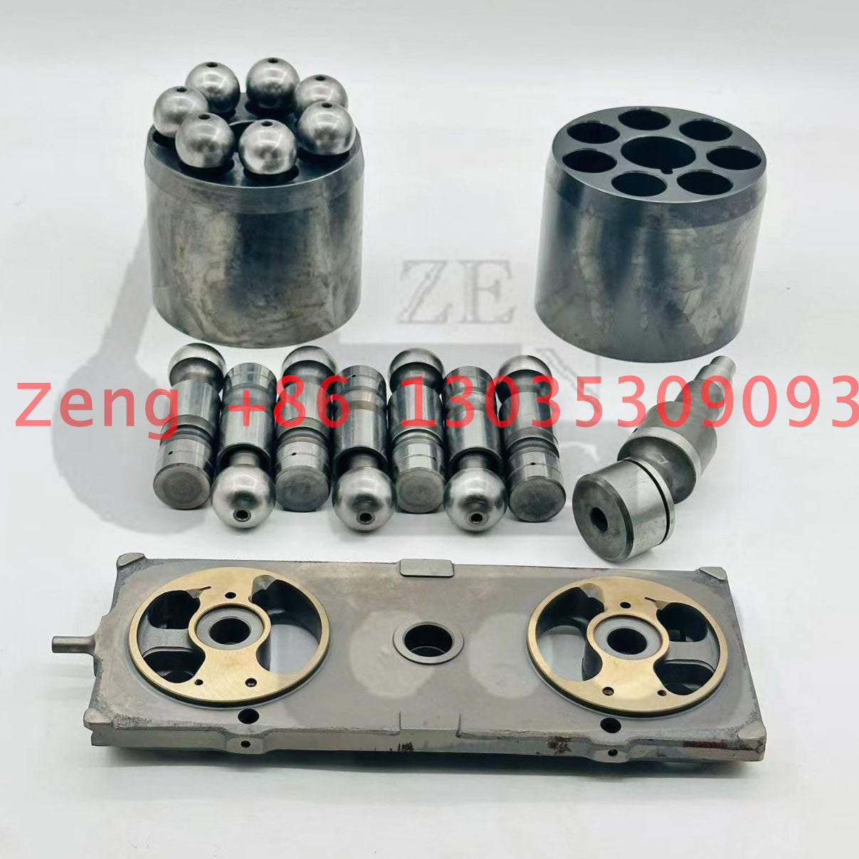 Hitachi HPV091 hydraulic pump rotary group and spare parts
