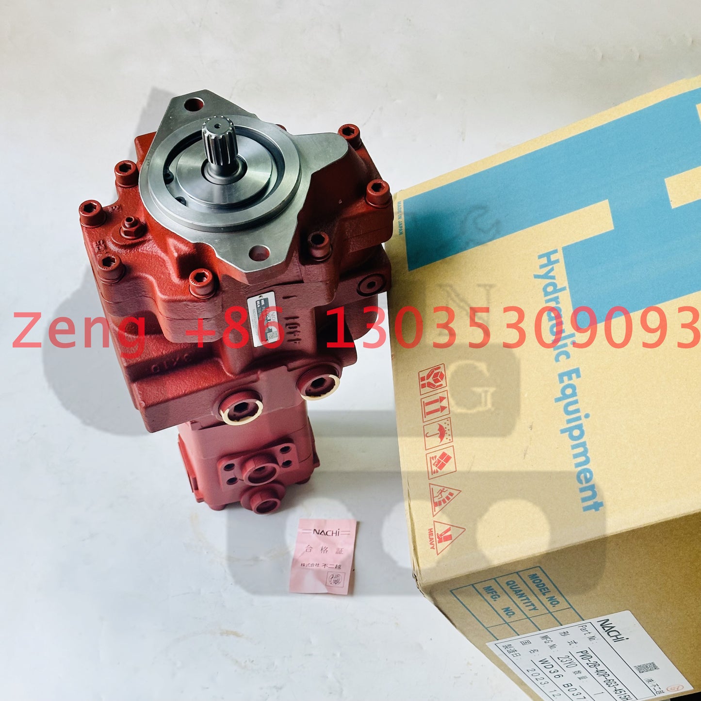 NACHI ORIGINAL PVD-2B-50P-18G6A hydraulic pump