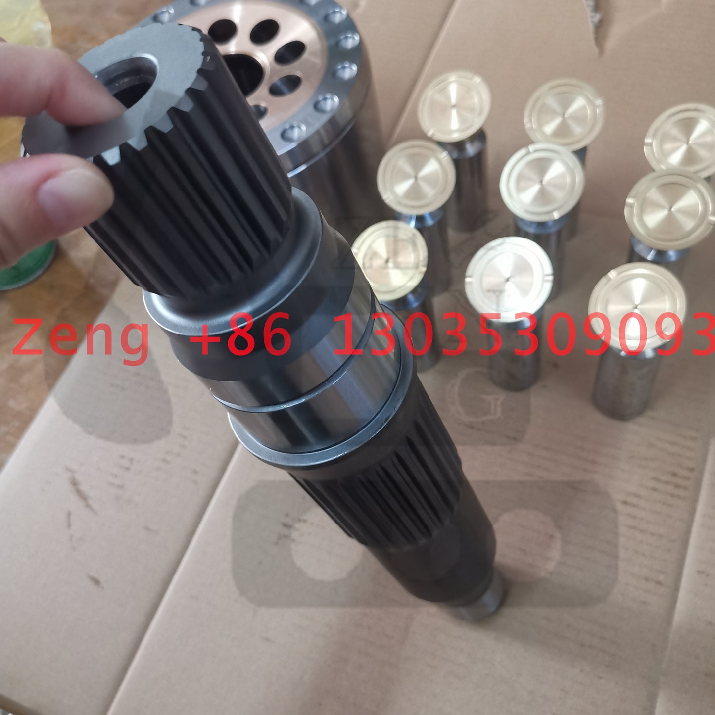 LIEBHERR FMF250 hydraulic axial variable fixed piston motor drive shaft