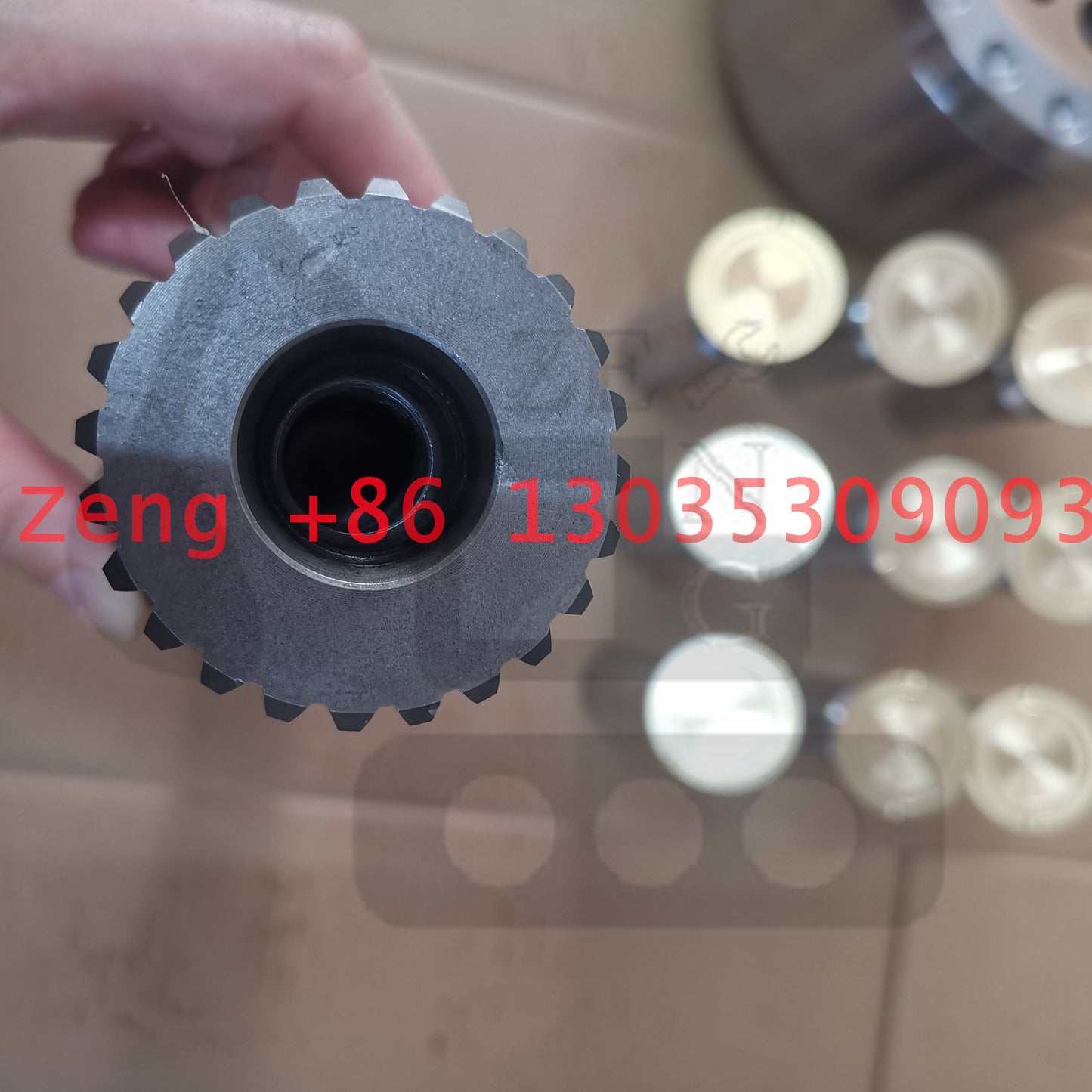 LIEBHERR FMF250 hydraulic axial variable fixed piston motor drive shaft