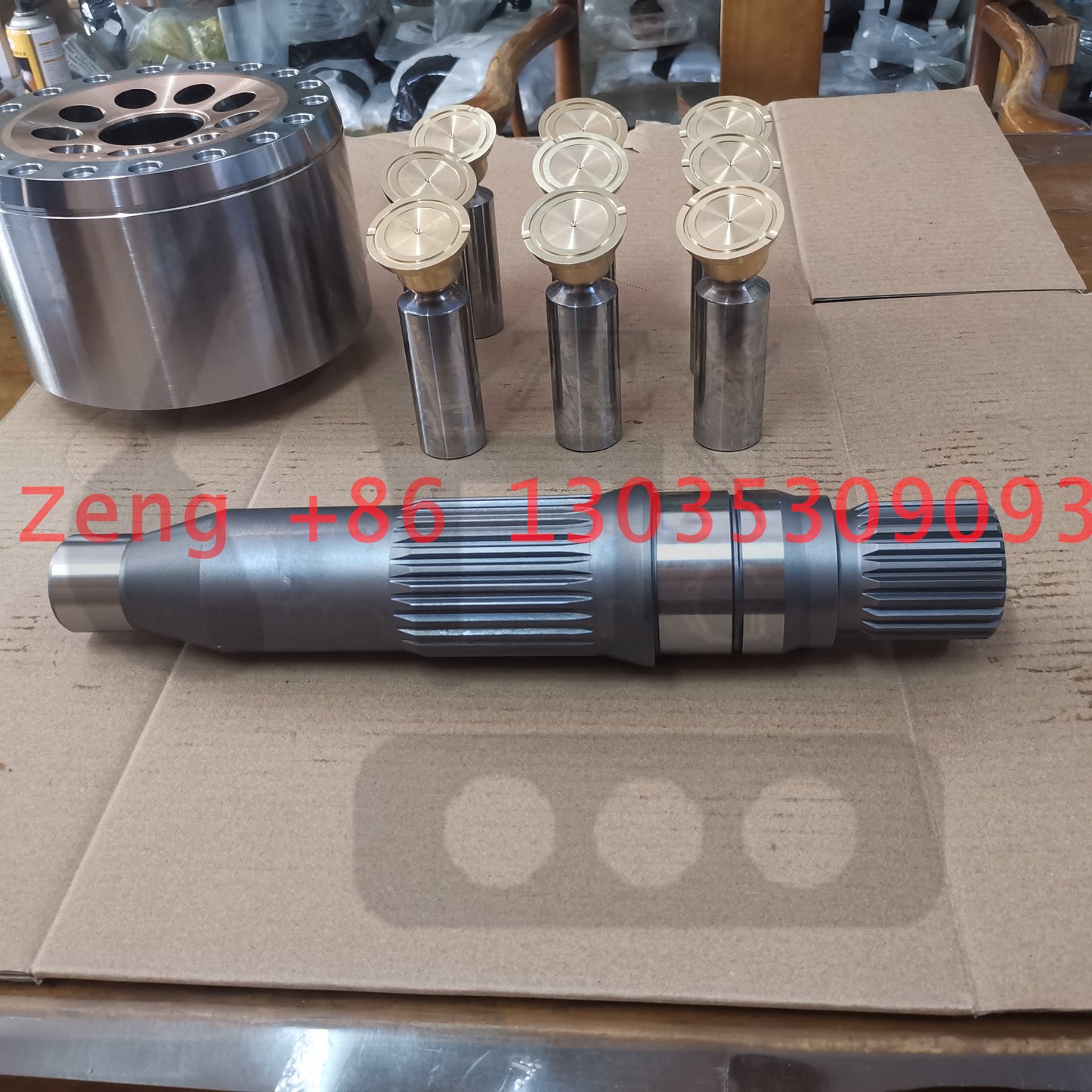 LIEBHERR FMF250 hydraulic axial variable fixed piston motor drive shaft