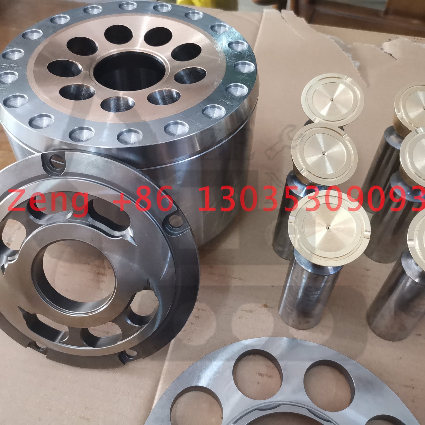 LIEBHERR FMF250 hydraulic axial variable fixed piston motor cylinder block rotor barrel