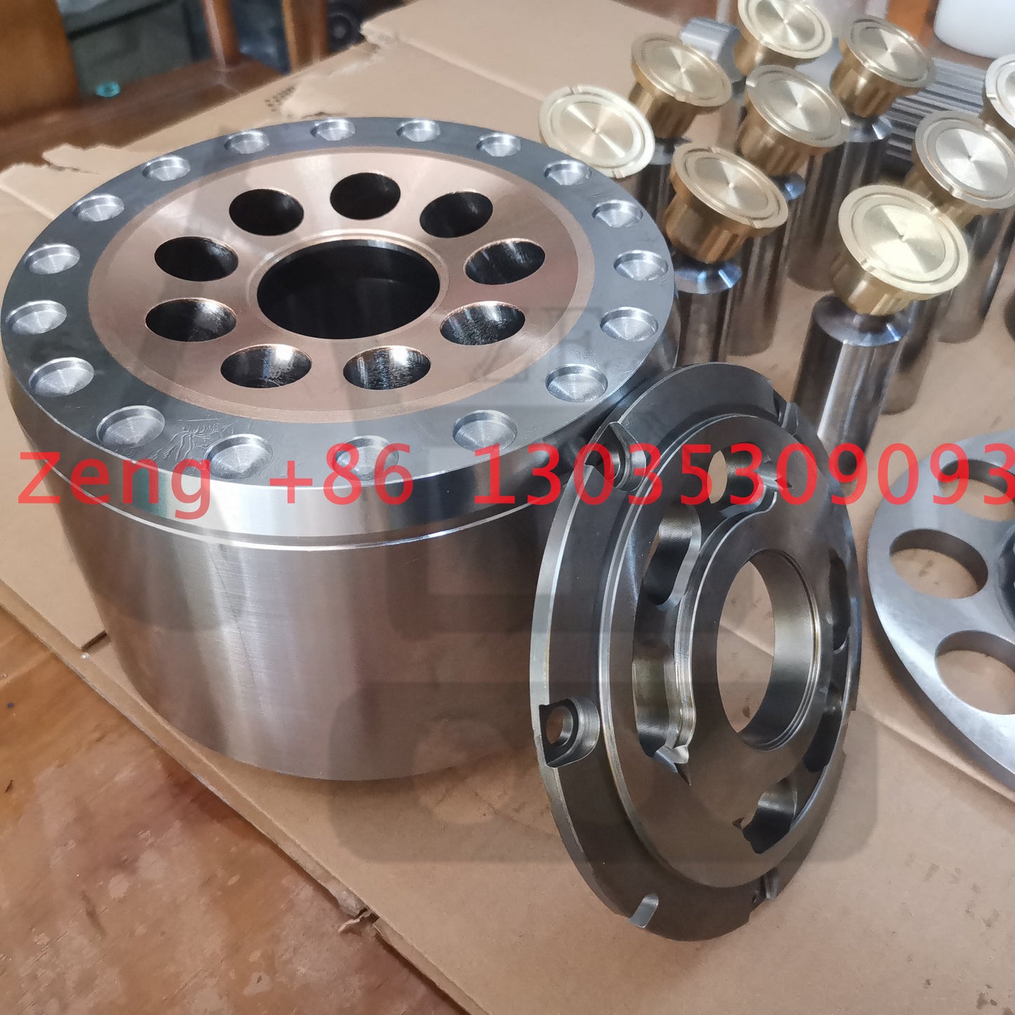 LIEBHERR FMF250 hydraulic axial variable fixed piston motor cylinder block rotor barrel