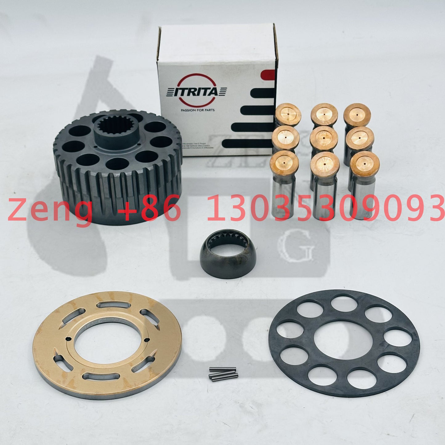 MAG-33VP MAG-27VP hydraulic final drive travel motor rotary group and spare parts for Hitachi ZAX55 ZAX60 ZAX70，Sunward SWE70，Lolvo FR60， Kubota KX155 KX161 excavator