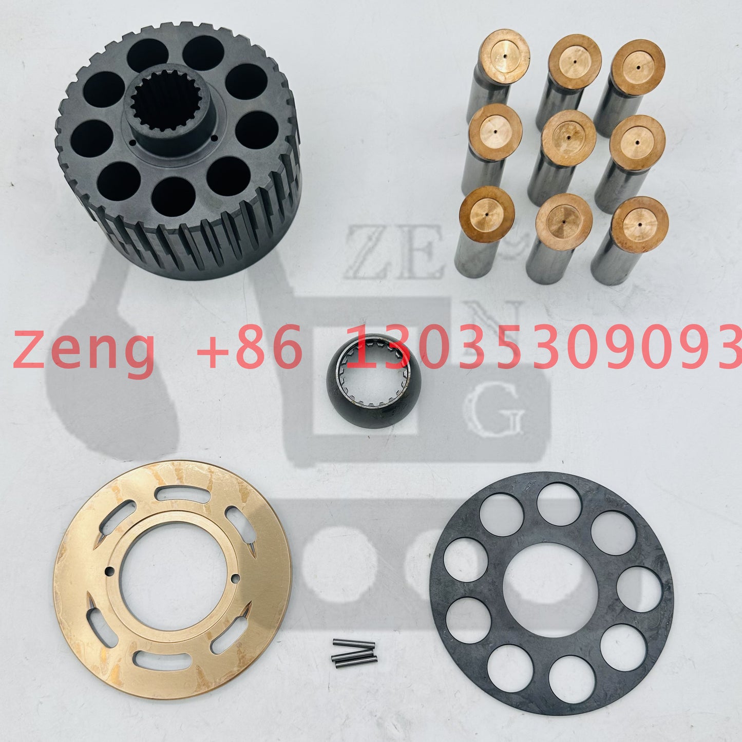 MAG-33VP MAG-27VP hydraulic final drive travel motor rotary group and spare parts for Hitachi ZAX55 ZAX60 ZAX70，Sunward SWE70，Lolvo FR60， Kubota KX155 KX161 excavator