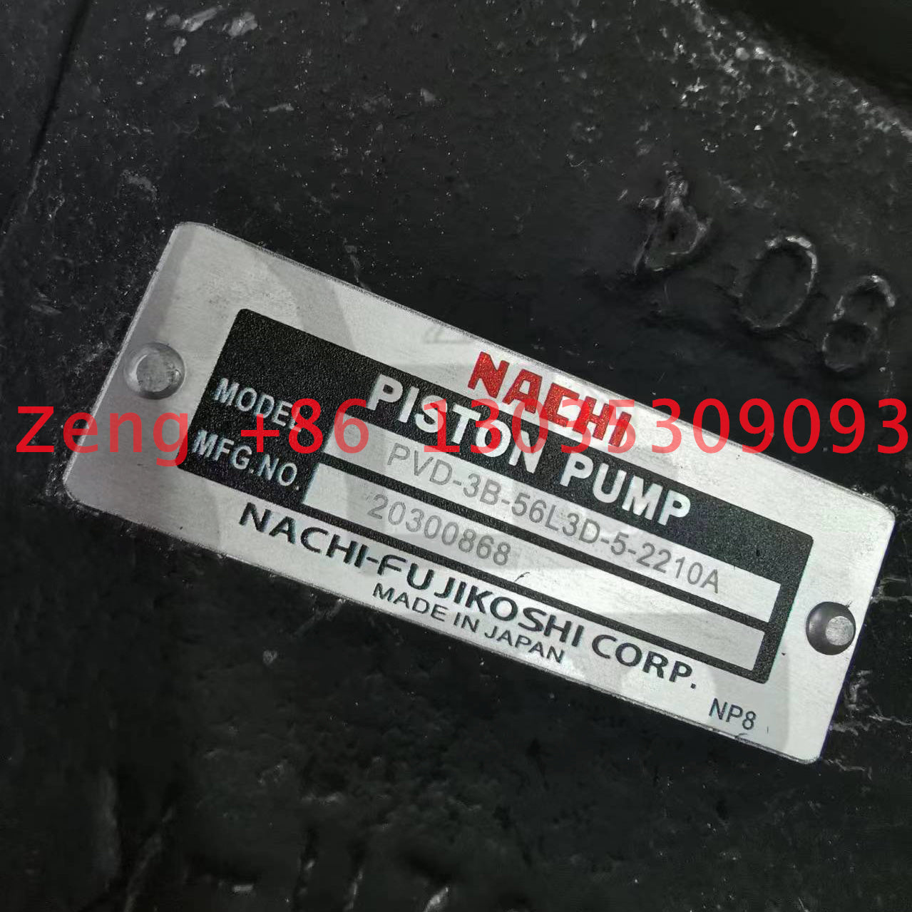 Nachi original PVD-3B-56L3D-2210A hydraulic pump