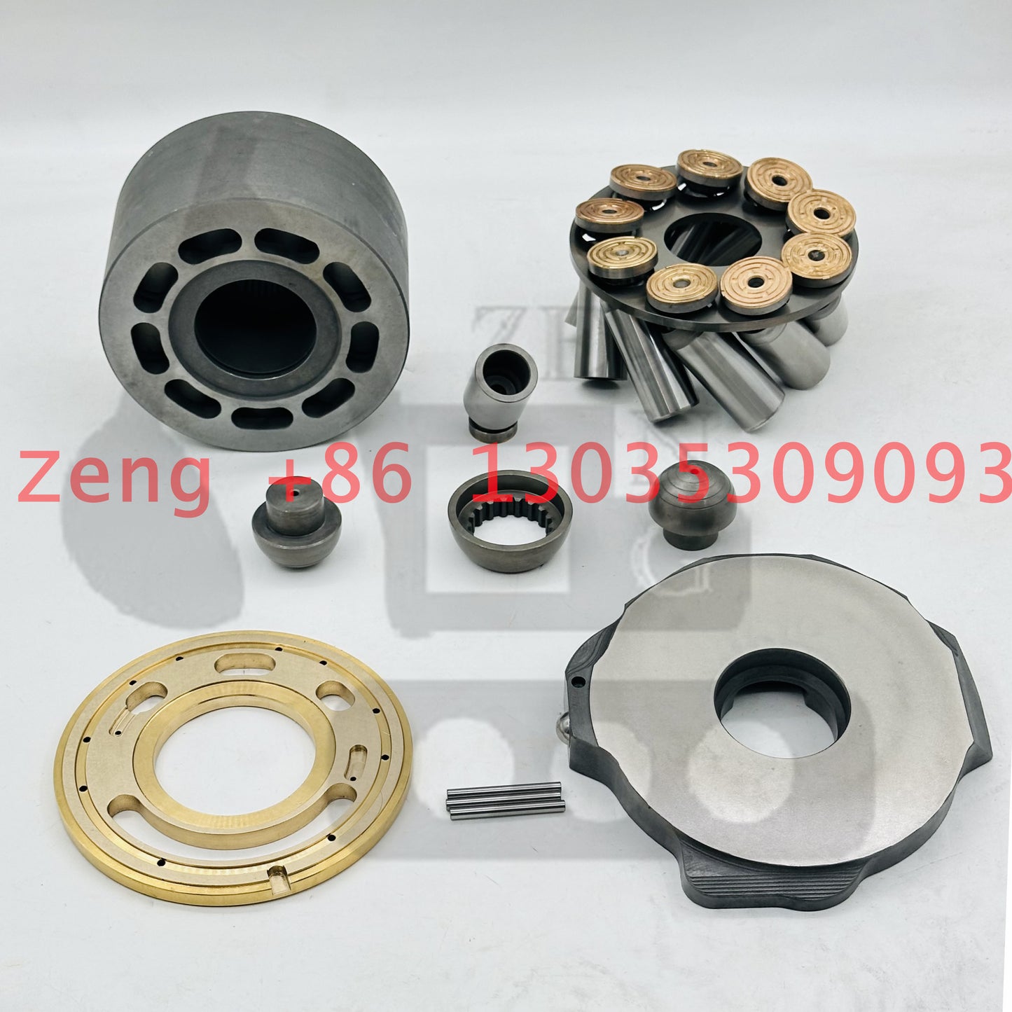 KOMATSU WA380-6 WA430-6 wheel loader hydraulic pump valve plate LH