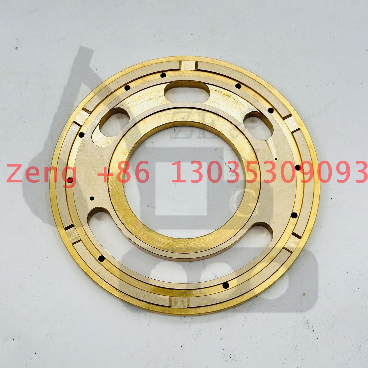 Komatsu WB100R5 backhoe loader hydraulic pump valve plate LH