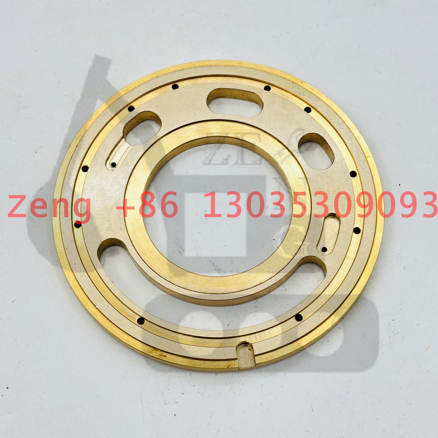 Komatsu WB100R5 backhoe loader hydraulic pump valve plate LH