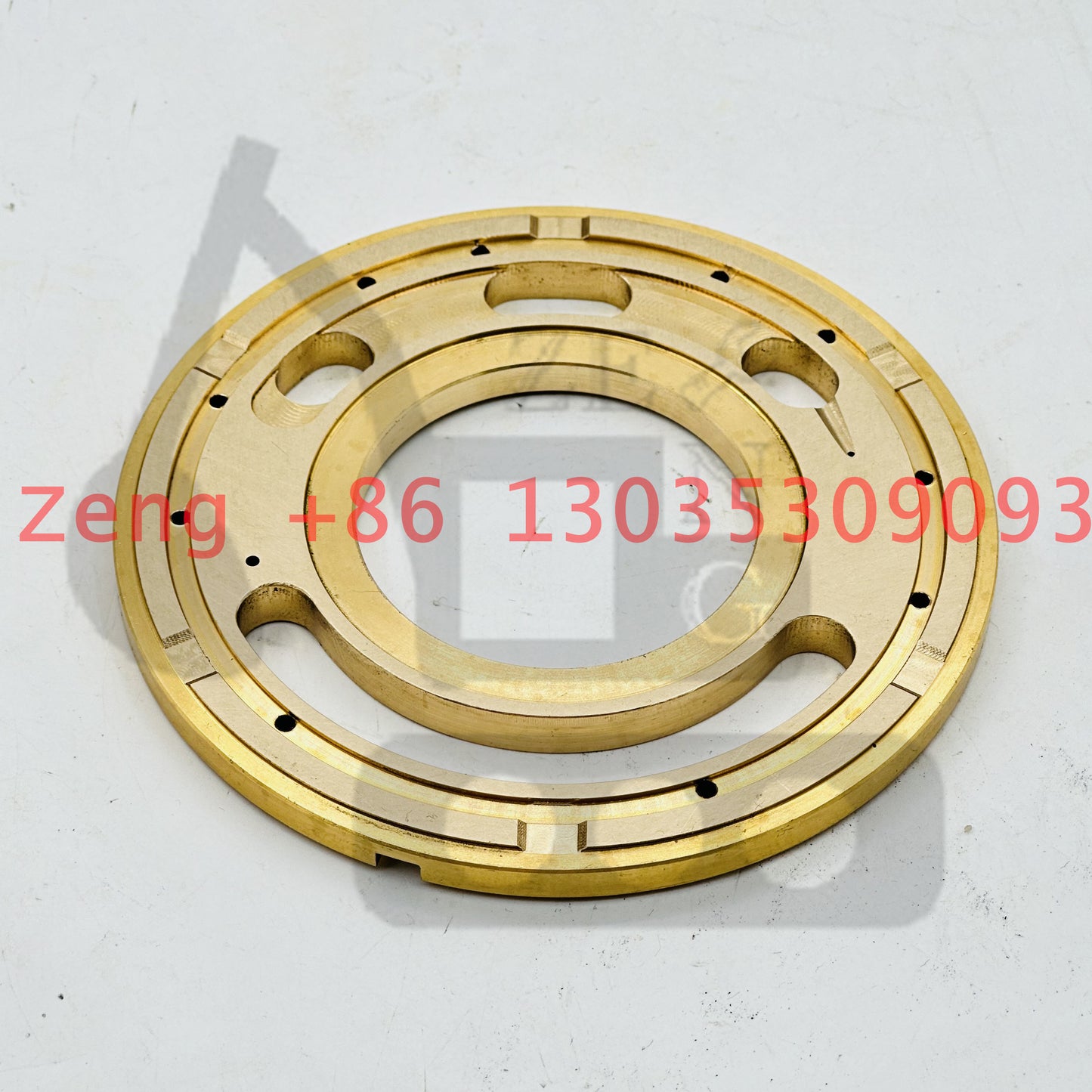 Komatsu WB100R5 backhoe loader hydraulic pump valve plate LH