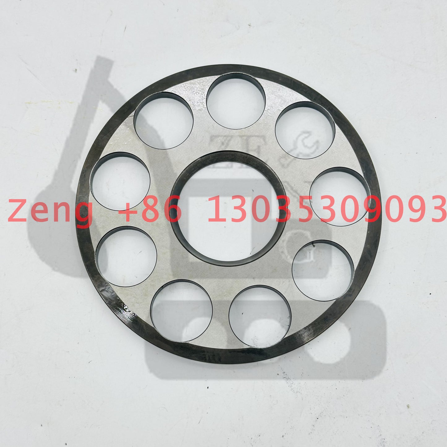 Komatsu WB100R5 backhoe loader hydraulic pump set plate retainer plate retainer shoe