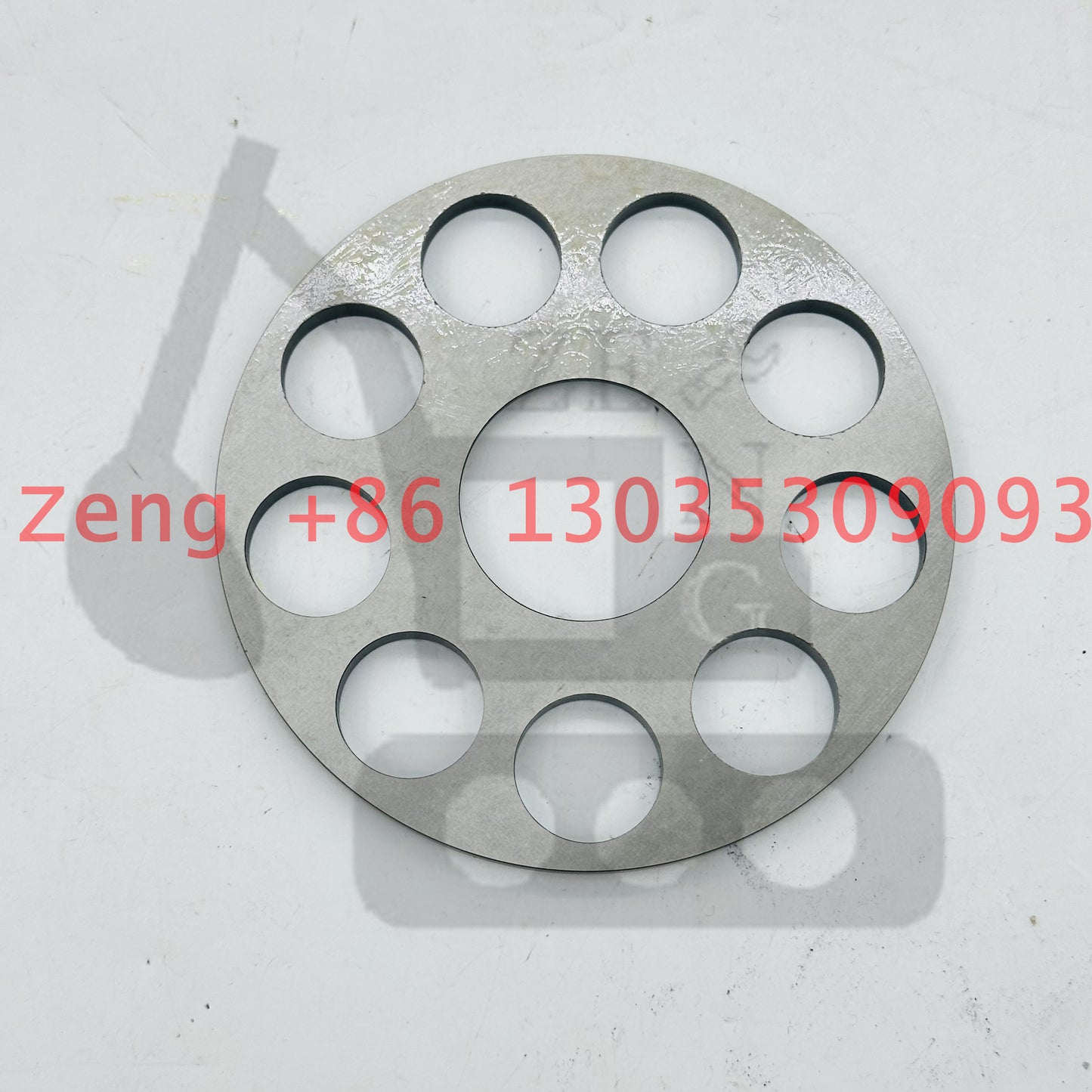 Komatsu WB100R5 backhoe loader hydraulic pump set plate retainer plate retainer shoe