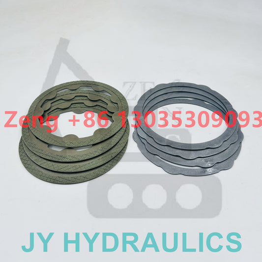 Volvo EC210D excavator final drive travel motor friction plate and separation plate