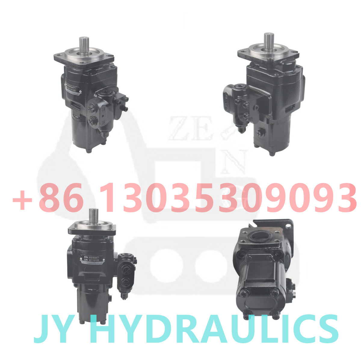 JCB 332/E6671 22110125 HYDRAULIC GEAR PUMP