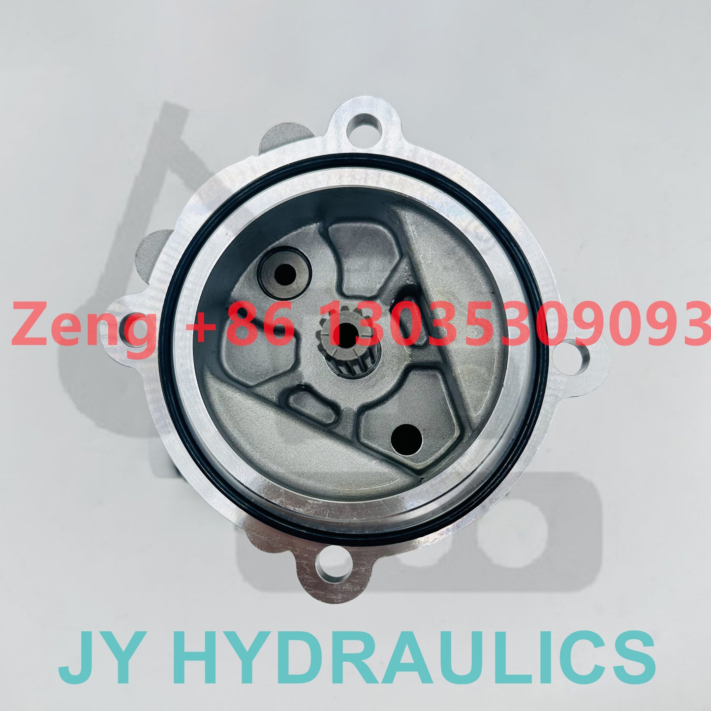 KAWASAKI K3V112 hydraulic pump 2 holes pilot pump gear pump