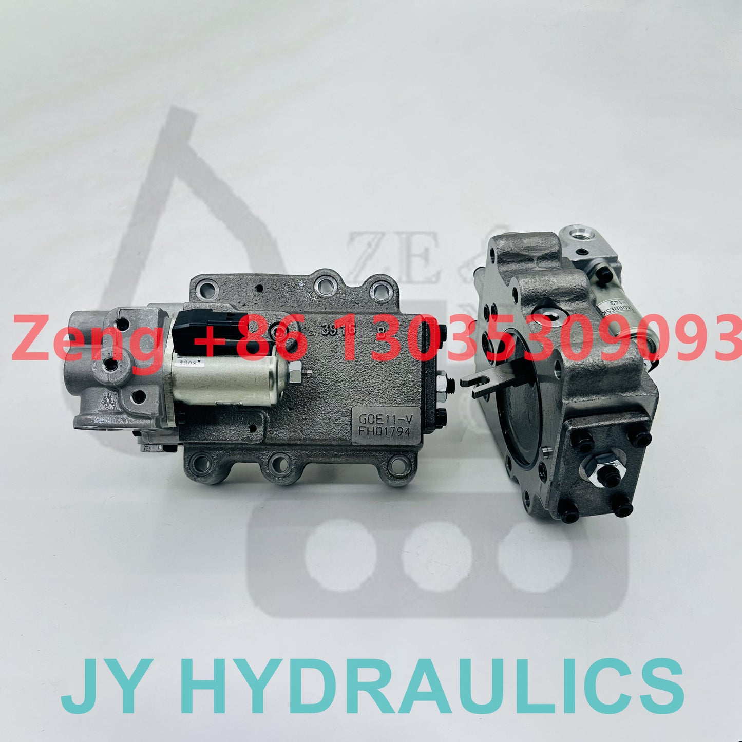 KAWASAKI K5V140DTP hydraulic pump regulator for KOBELCO SK350-8 excavator