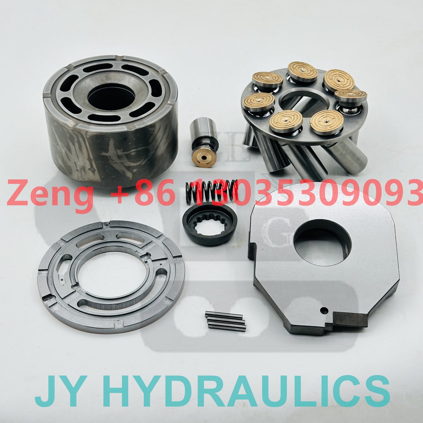 Komatsu P7E01007 hydraulic pump yoke piston with spring