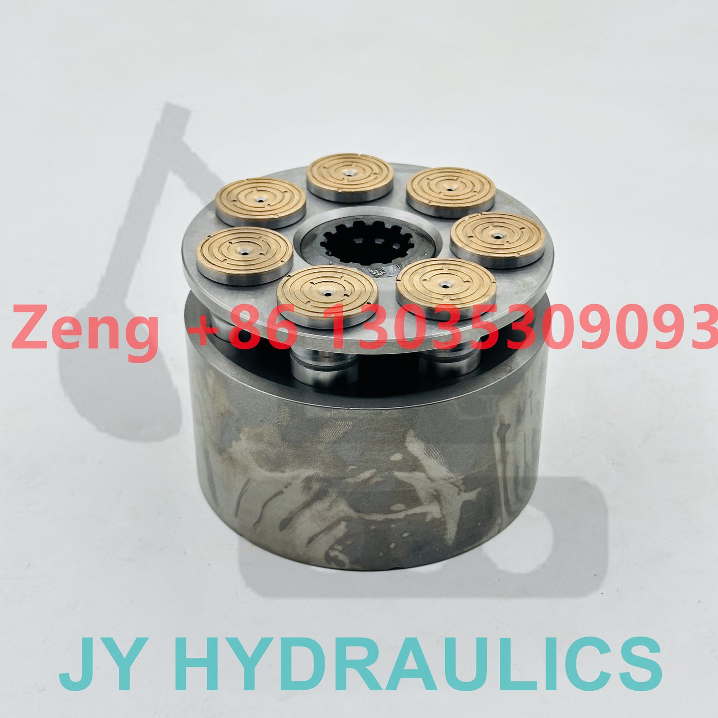 Komatsu P7E01007 hydraulic pump yoke piston with spring