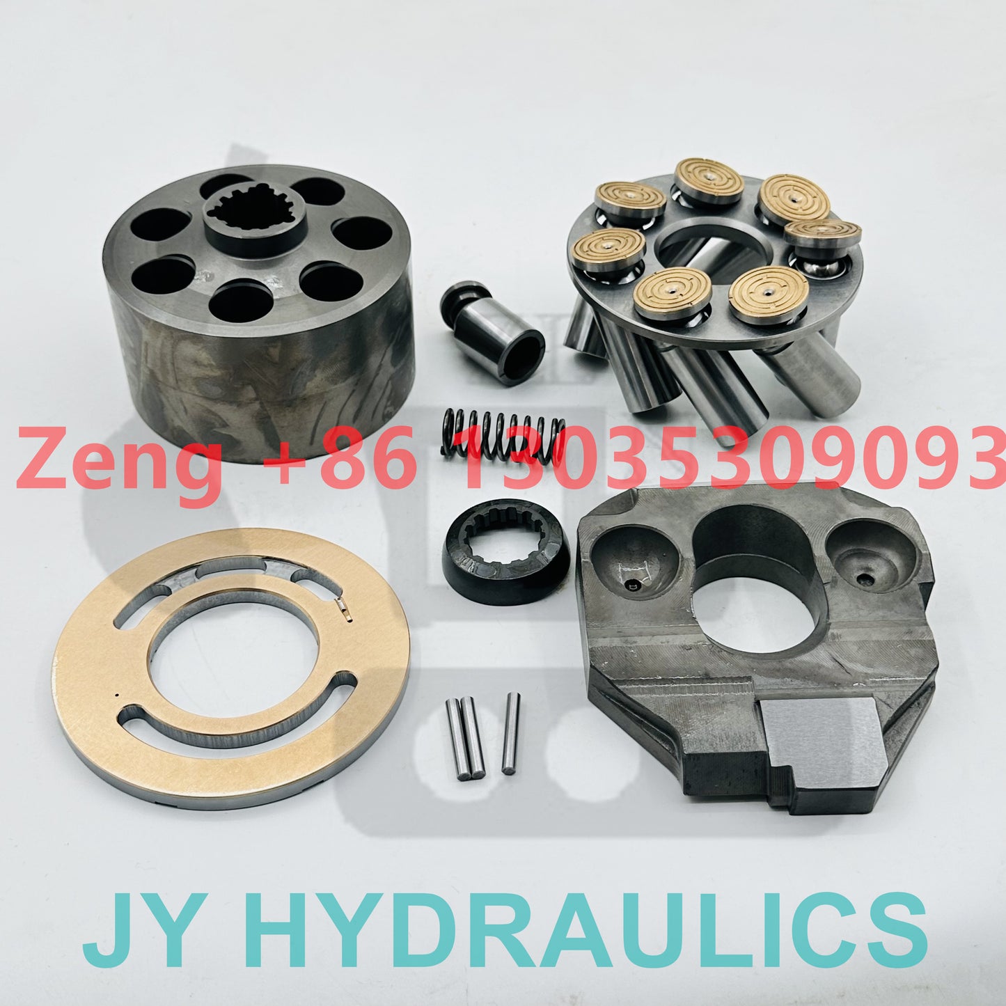 Komatsu P7E01007 hydraulic pump yoke piston with spring