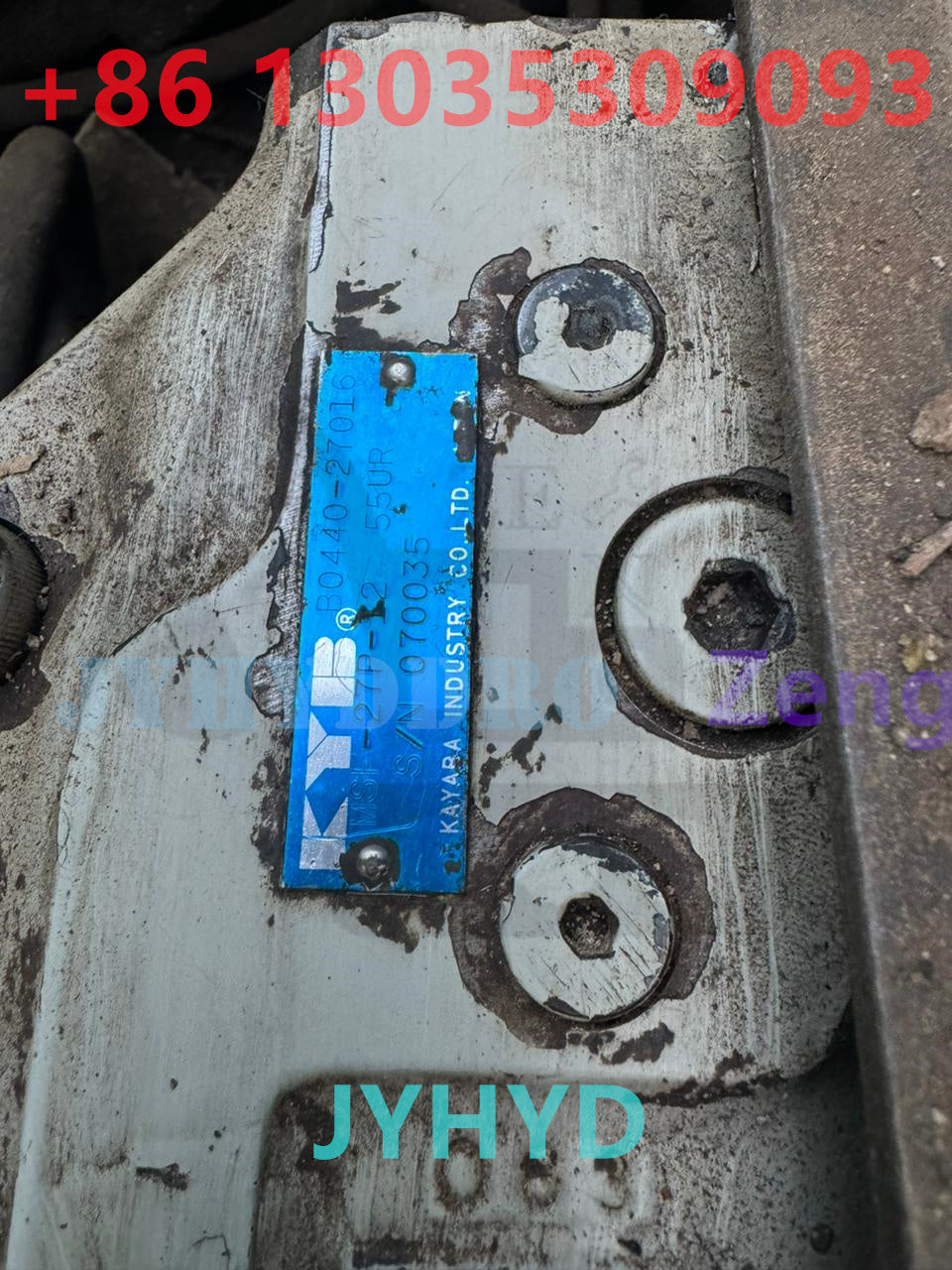 KAYAB MSF-27P-16 SWING MOTOR FOR HITACHI EX55UR-3 EXCAVATOR