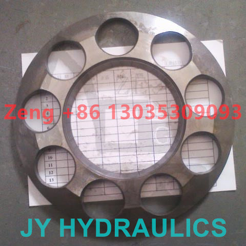 KOMATSU HPV375 hydraulic pump set plate retainer plate retraction reta ...