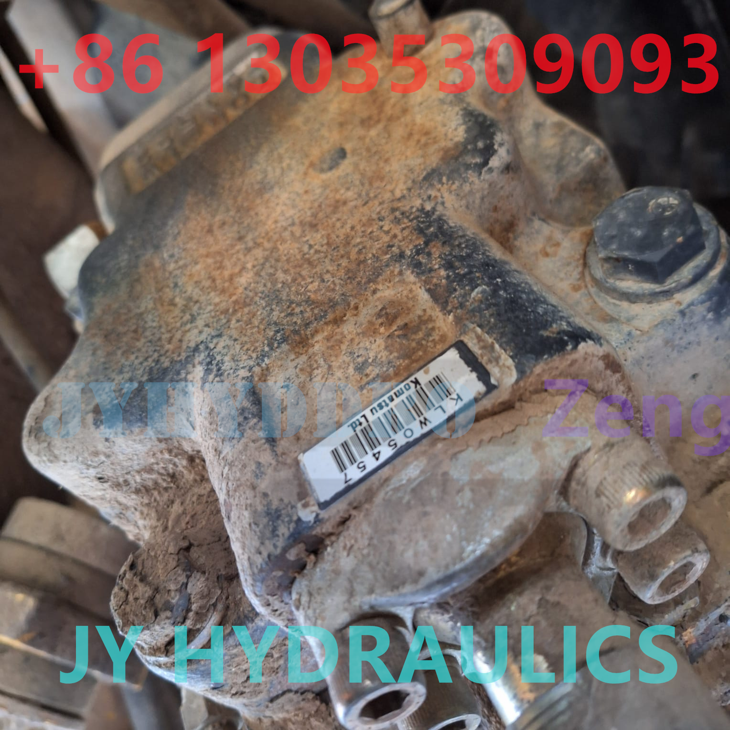 KOMATSU WB93R backhoe loader 708-1U-00111 708-1U-00112 hydraulic pump
