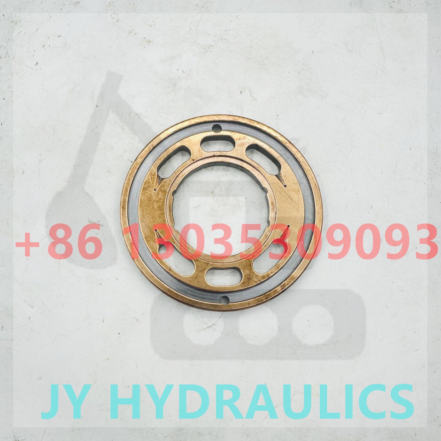 CATERPILLAR E305 EXCAVATOR FINAL DRIVE TRAVEL MOTOR VALVE PLATE-02