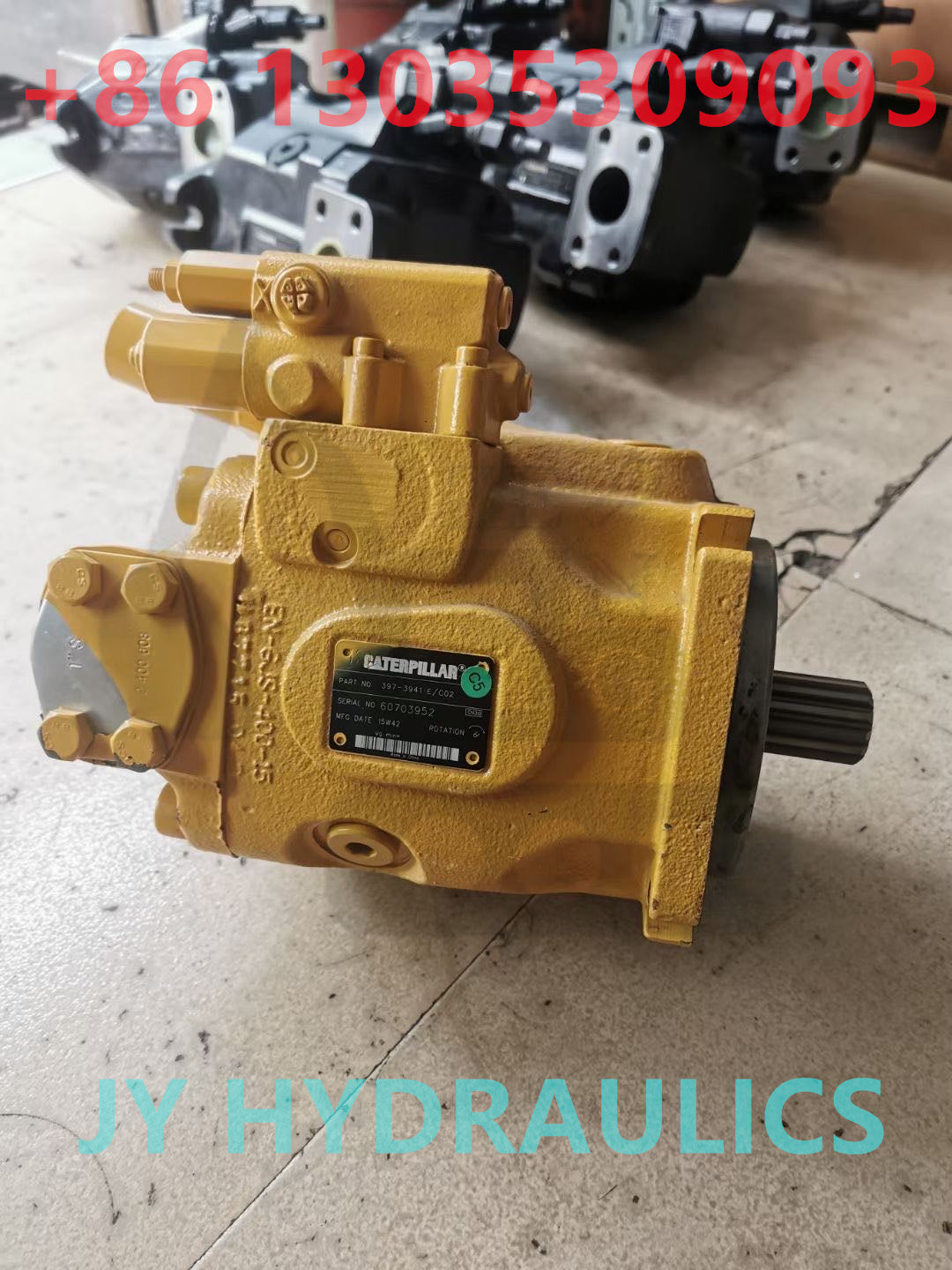 CATERPILLAR CAT306E EXCAVATOR 397-3941 HYDRAULIC PUMP
