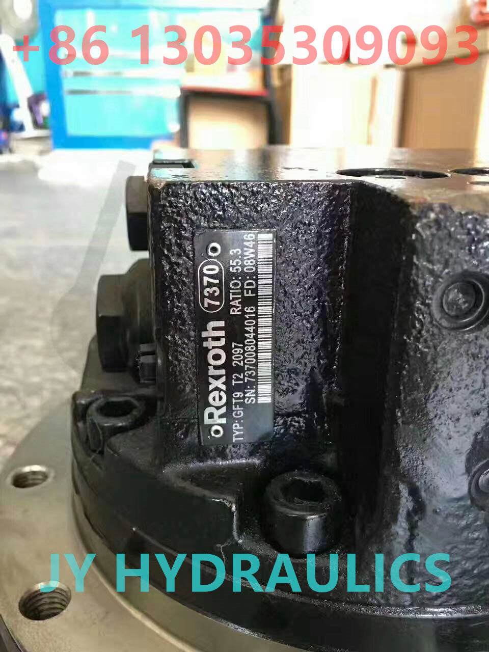 REXROTH GFT9 T2 2097 737008044016 TRAVEL MOTOR ASSY