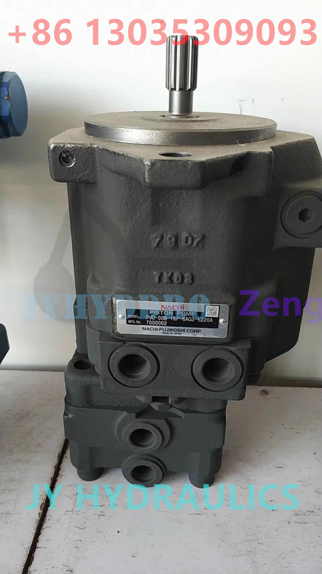 NACHI ORIGINAL PVD-00B-16P HYDRAULIC PUMP
