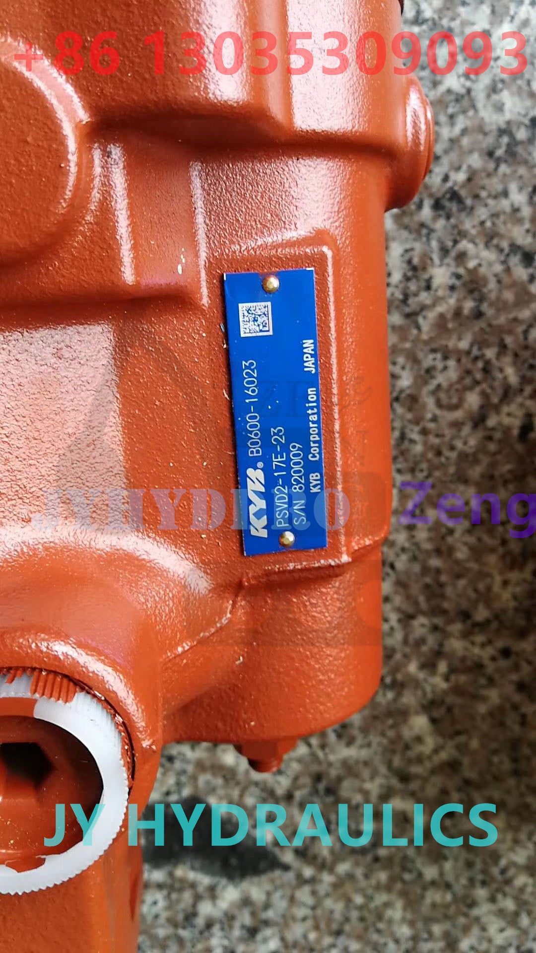 YANMAR VIO55 EXCAVATOR HYDRAULIC PUMP