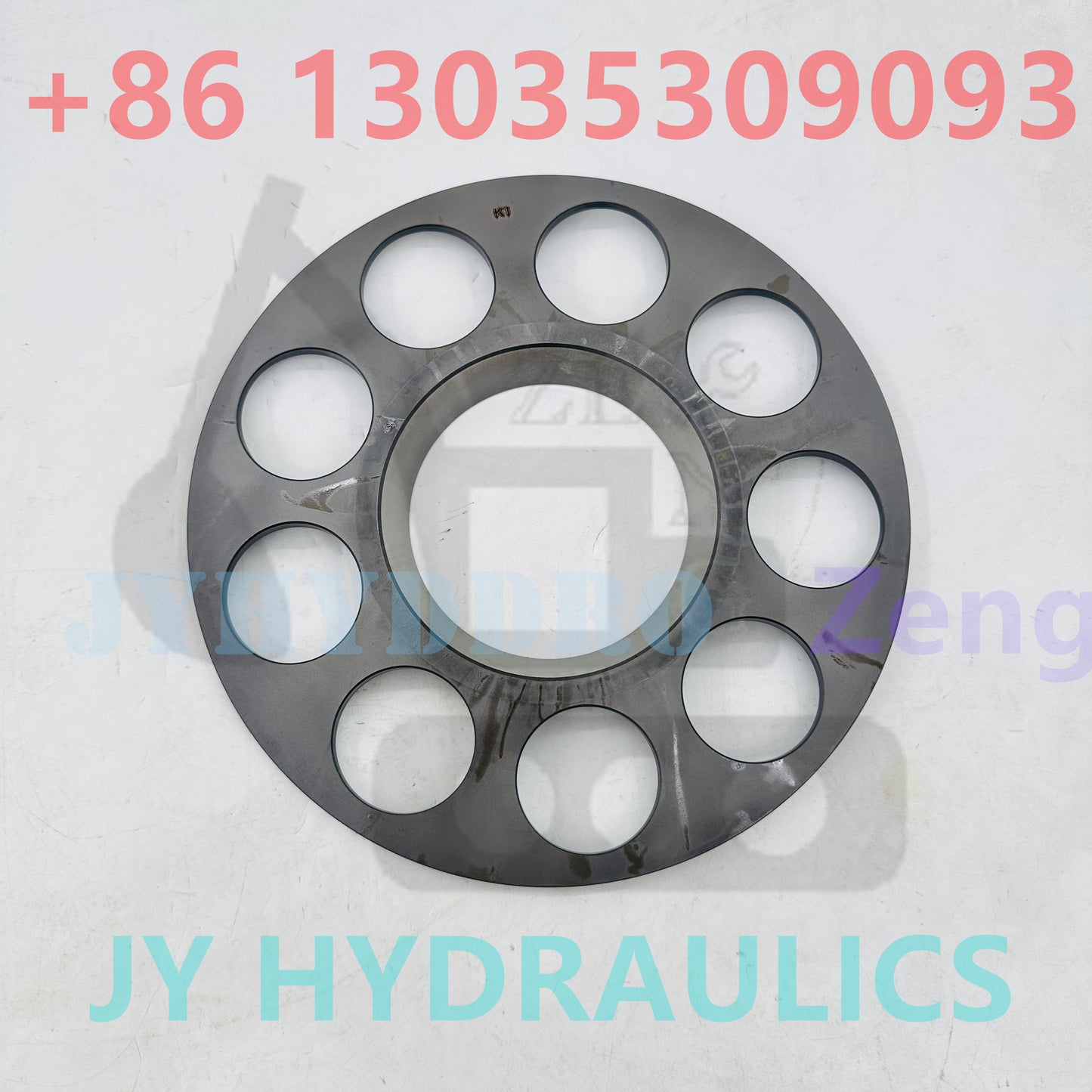 KAWASAKI K3V280S hydraulic pump set plate retainer plate retraction retainer shoe push plate