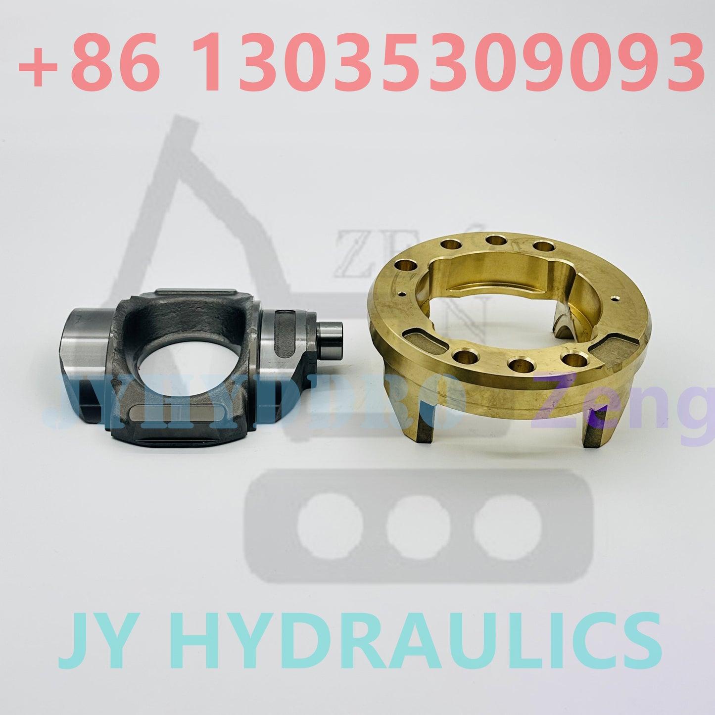 Komatsu HPV165 hydraulic pump swash plate cradle subassembl support