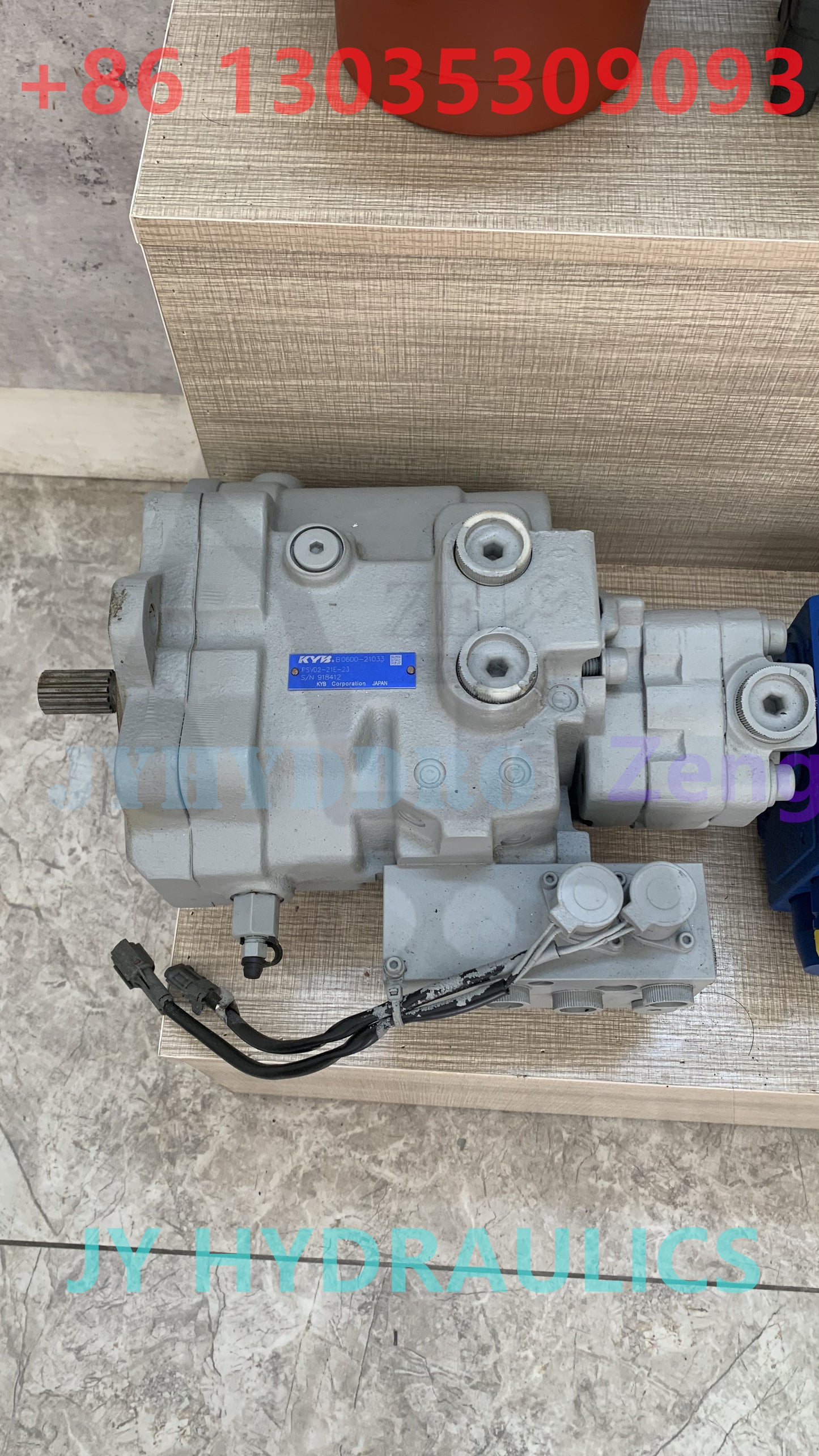 KAYABA PSVD2-21E-23 ORIGINAL HYDRAULIC PUMP WITH SOLENOID VALVE