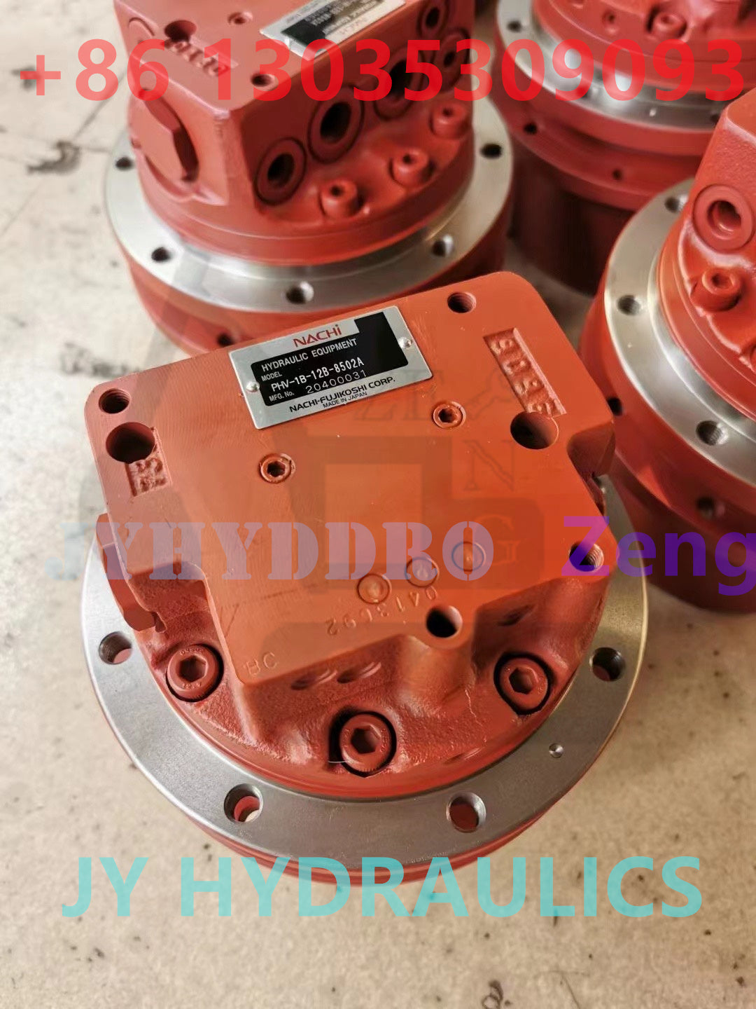 NACHI PHV-1B-12 PHV-2B-20 PHV-3B-35 PHV-4B-60 FINAL DRIVE TRAVEL MOTOR ASSY&GEARBOX