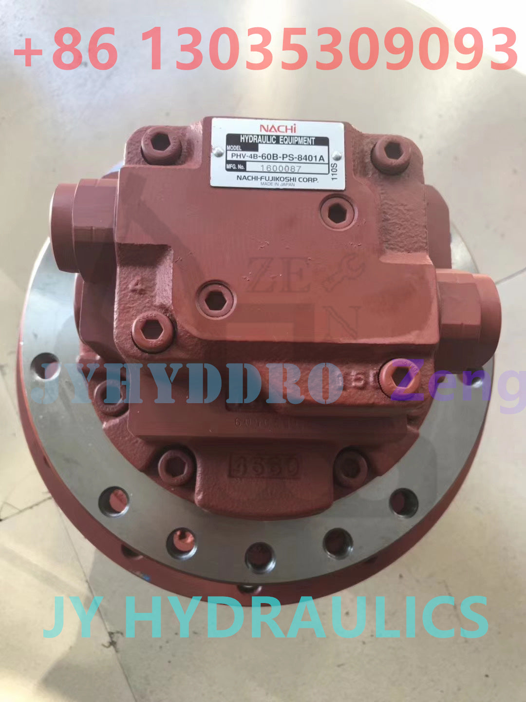 NACHI PHV-4B-60B FINAL DRIVE TRAVEL MOTOR ASSY&GEARBOX