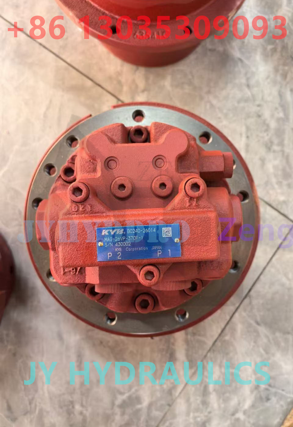 KAYABA MAG-26VP-370F FINAL DRIVE TRAVEL MOTOR ASSY