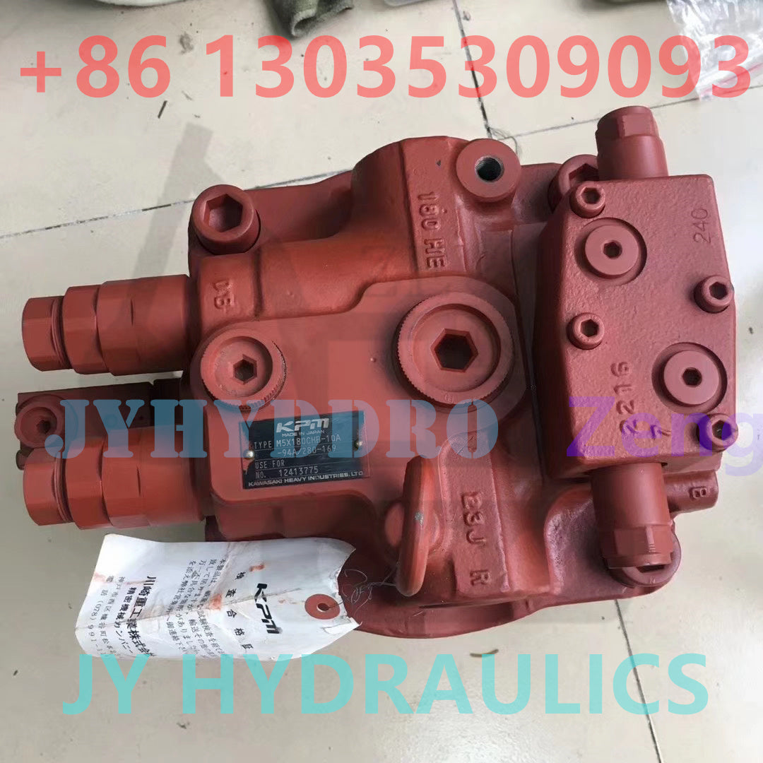 KAWASAKI M5X180CHB SWING MOTOR FOR XCMG XE370 EXCAVATOR
