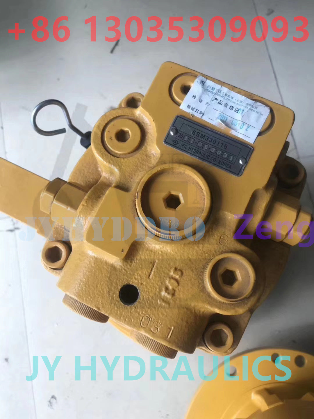 JEIL 6SM330119 7SM360119 SWING MOTOR ASSY FOR LINGONG LG60 EXCAVATOR