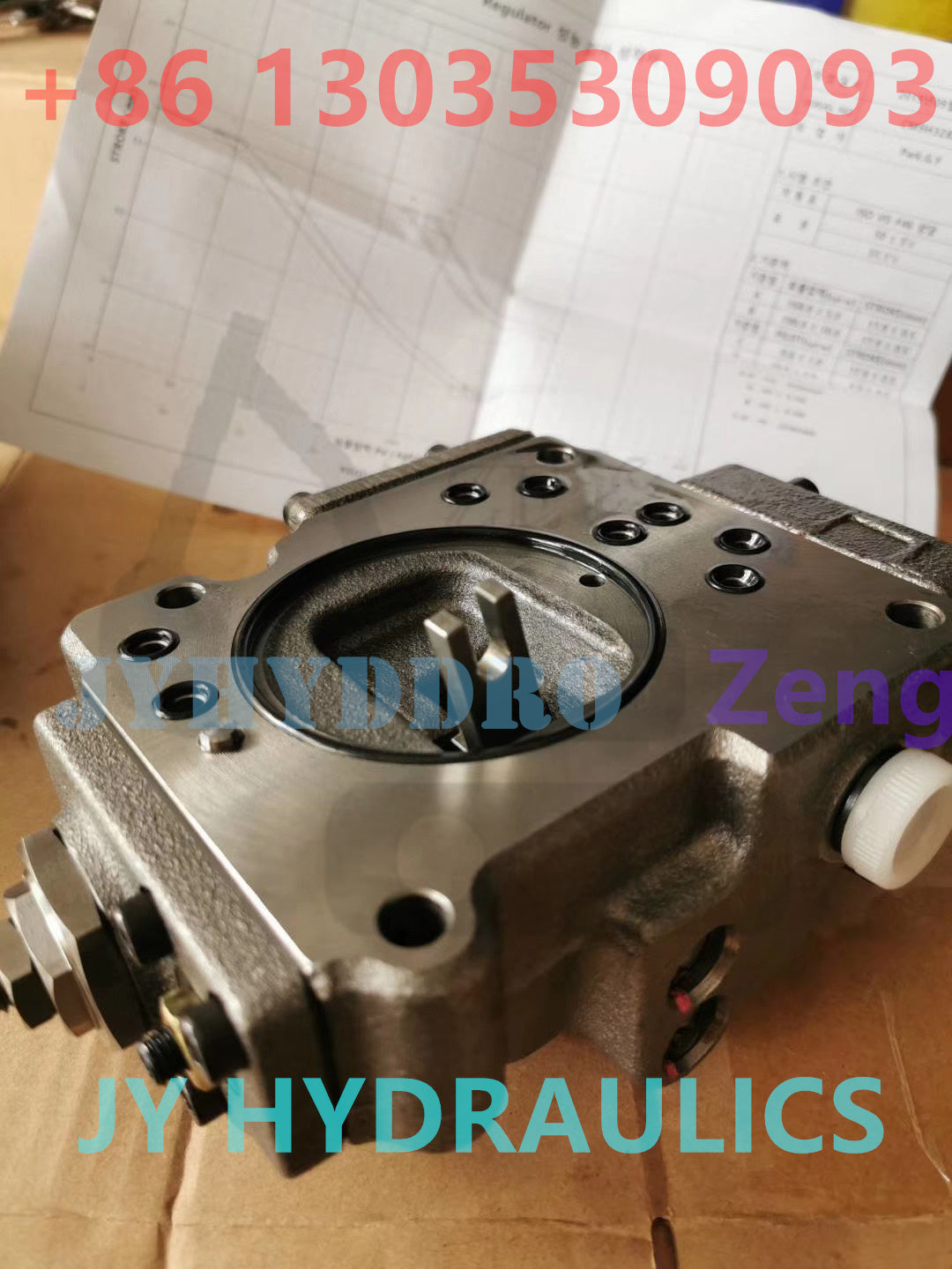SANY SY135 EXCAVATOR K3V63 HYDRAULIC PUMP REGULATOR