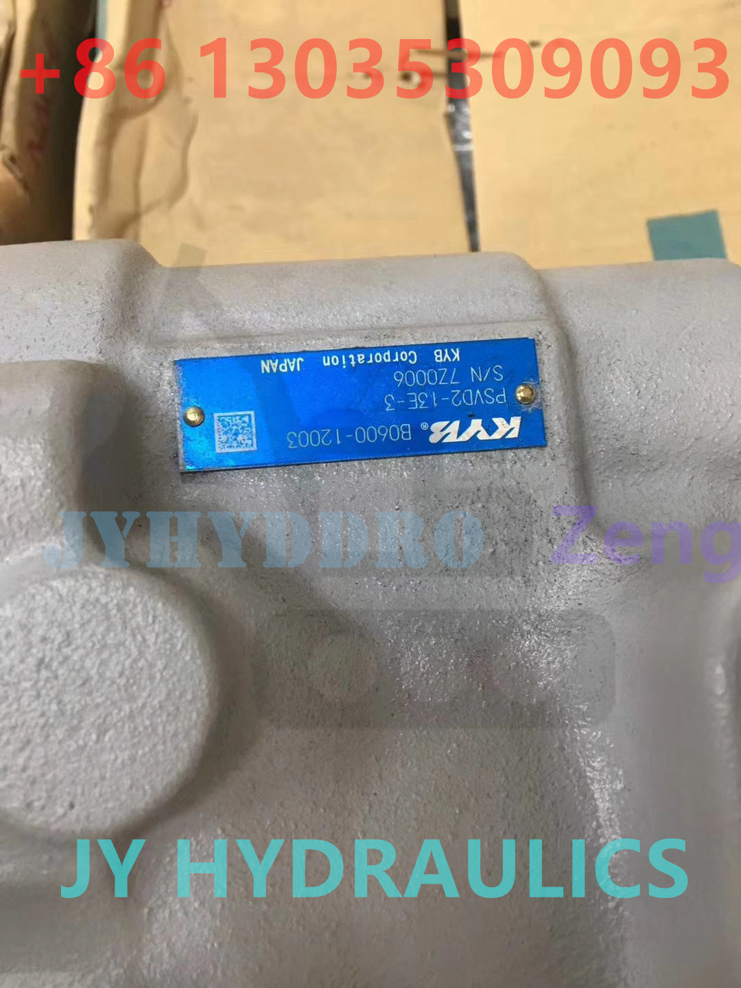 KAYABA ORIGINAL PSVD2-13E HYDRAULIC PISTON PUMP