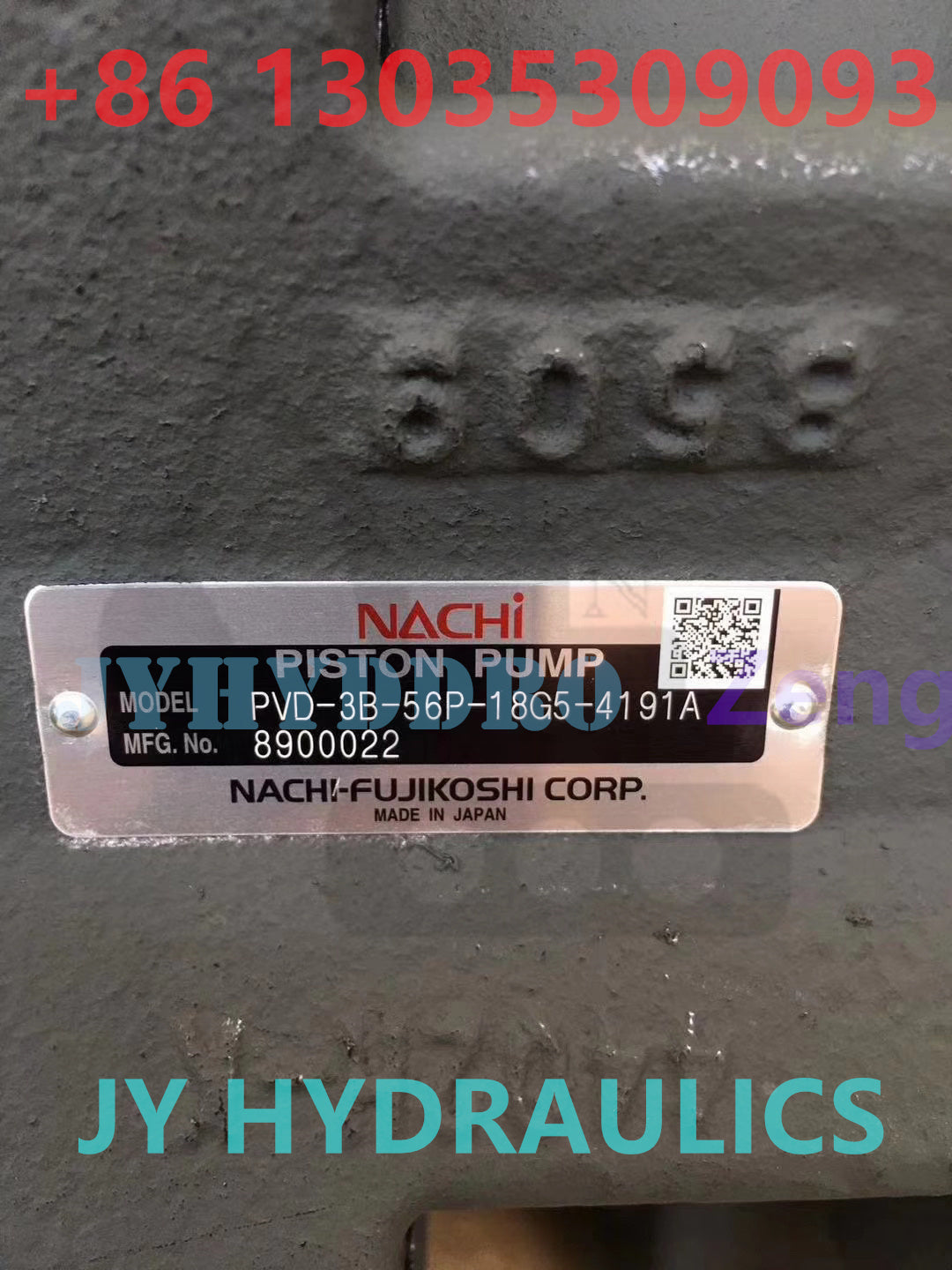 NACHI PVD-3B-56P-18G5 HYDRAULIC PISTON PUMP FOR LIUGONG CLG907 KOBELCO SK60 EXCAVATOR